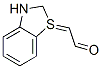 Acetaldehyde, 2(3H)-benzothiazolylidene- (9CI) Struktur