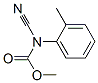 Carbamic  acid,  cyano(2-methylphenyl)-,  methyl  ester  (9CI) Struktur