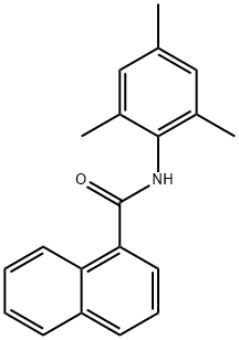 N-mesityl-1-naphthamide Struktur