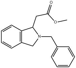 Methyl 2-(2-benzylisoindolin-1-yl)acetate Struktur