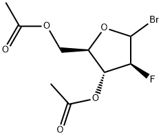 1-BroMo-3,5-Di-O-Acetyl-2-Fluoro-2-Deoxy-Arabinose Struktur