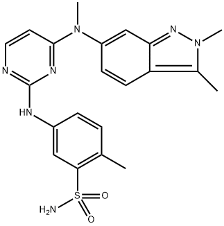 Pazopanib Struktur