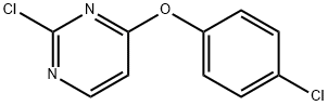 2-CHLORO-4-(4-CHLOROPHENOXY)PYRIMIDINE Struktur