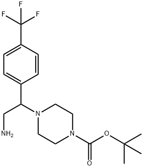 T-BUTYL4-[2-AMINO-1-[4-(TRIFLUOROMETHYL)PHENYL]ETHYL]PIPERAZINE CARBOXYLATE price.