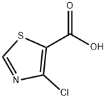 5-Thiazolecarboxylic acid, 4-chloro- Struktur