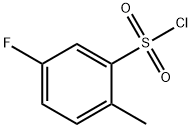 5-FLUORO-2-METHYLBENZENESULFONYL CHLORIDE Structure