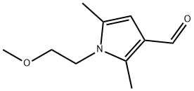 1-(2-METHOXY-ETHYL)-2,5-DIMETHYL-1H-PYRROLE-3-CARBALDEHYDE Struktur