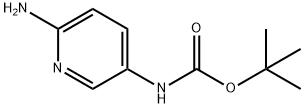 Carbamic acid, (6-amino-3-pyridinyl)-, 1,1-dimethylethyl ester (9CI) Struktur