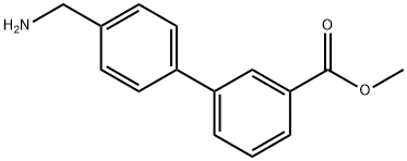 4'-(AMINOMETHYL)-BIPHENYL-3-CARBOXYLIC ACID METHYL ESTER Struktur