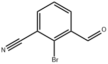 2-broMo-3-forMylbenzonitrile Struktur