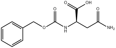 N-Carbobenzyloxy-D-asparagine Structure