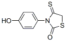 2-Thiazolidinone,  3-(4-hydroxyphenyl)-4-thioxo- Struktur