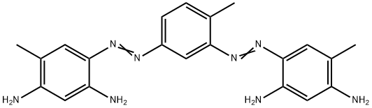 5,5'-[(4-methyl-1,3-phenylene)bis(azo)]bis[toluene-2,4-diamine] Structure