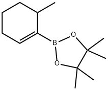 4,4,5,5-Tetramethyl-2-(6-methyl-1-cyclohexen-1-yl)-1,3,2-dioxaborolane Struktur