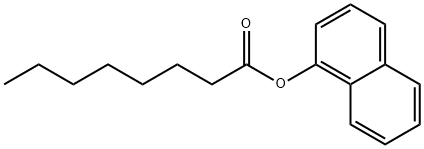 ALPHA-NAPHTHYL CAPRYLATE Struktur