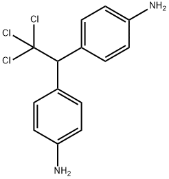 1,1'-(2,2,2-Trichloroethylidene)bis(4-aminobenzene) Struktur