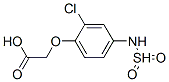 2-chloro-4-sulfonamidophenoxyacetic acid Struktur