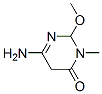 4(3H)-Pyrimidinone, 6-amino-2,5-dihydro-2-methoxy-3-methyl- (9CI) Struktur