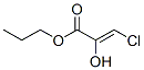 2-Propenoic  acid,  3-chloro-2-hydroxy-,  propyl  ester Struktur