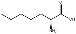 R-2-Aminoheptanoic acid Struktur