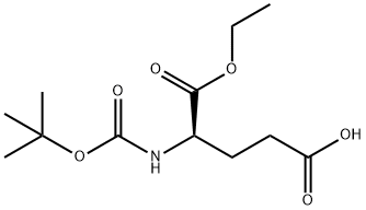 BOC-D-GLU-OET DCHA Struktur