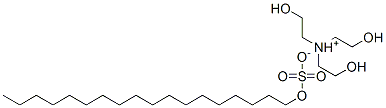 tris(2-hydroxyethyl)ammonium octadecyl sulphate  Struktur