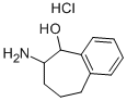 6-AMINO-6,7,8,9-TETRAHYDRO-5H-BENZOCYCLOHEPTEN-5-OL HYDROCHLORIDE Struktur