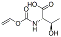 N-[(vinyloxy)carbonyl]-L-threonine Struktur