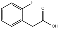 2-Fluorophenylacetic acid Structure