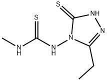 Thiourea, N-(3-ethyl-1,5-dihydro-5-thioxo-4H-1,2,4-triazol-4-yl)-N-methyl- (9CI) Struktur