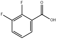 2,3-Difluorobenzoic acid Struktur