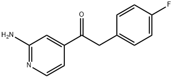 1-(2-AMinopyridin-4-yl)-2-(4-fluorophenyl)-ethanone Struktur