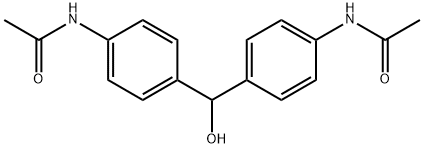 N,N'-diacetyl-4,4'-hydroxymethylenedianiline Struktur