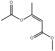 methyl 3-(acetoxy)isocrotonate Struktur