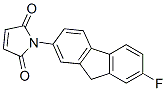 1-(7-fluoro-9H-fluoren-2-yl)pyrrole-2,5-dione Struktur