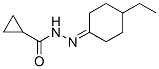 Cyclopropanecarboxylic acid, (4-ethylcyclohexylidene)hydrazide (9CI) Struktur