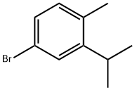 Benzene, 4-bromo-1-methyl-2-(1-methylethyl)- Struktur