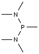 BIS(DIMETHYLAMINO)-METHYLPHOSPHINE Struktur