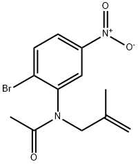 N-(2-BROMO-5-NITROPHENYL)-N-(2-METHYLALLYL)ACETAMIDE Struktur