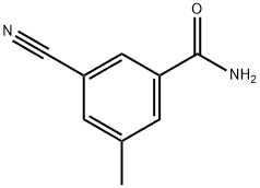 Benzamide, 3-cyano-5-methyl- (9CI) Struktur