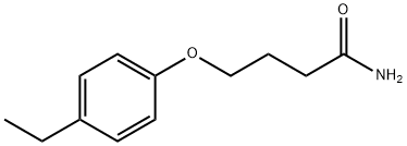 Butanamide, 4-(4-ethylphenoxy)- (9CI) Struktur