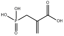 2-(phosphonomethyl)acrylic acid Struktur