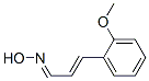 2-Propenal,3-(2-methoxyphenyl)-,oxime(9CI) Struktur