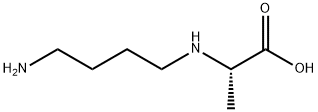 L-Alanine, N-(4-aminobutyl)- (9CI) Struktur