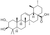 科羅索酸, 4547-24-4, 結構式