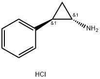 (1S,2R)-2-苯基-環(huán)丙胺鹽酸鹽 結(jié)構(gòu)式