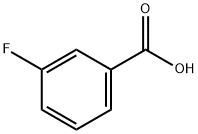 3-Fluorobenzoic acid Struktur