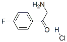 2-AMINO-4'-FLUOROACETOPHENONE HYDROCHLORIDE Struktur