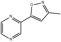 Pyrazine, (3-methyl-5-isoxazolyl)- (9CI) Struktur