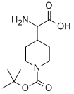 1-BOC-4-(AMINOCARBOXYMETHYL)PIPERIDINE Struktur